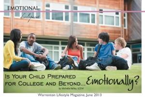 Is Your Child Prepared for College and Beyond, Emotionally? College Preparation Seminar Warrenton VA