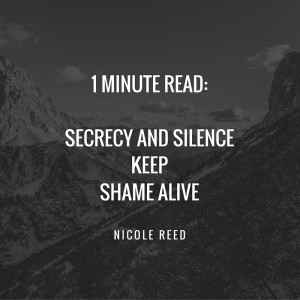 1 minute read-secrecy and silence keep shame